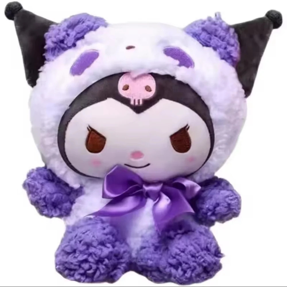 Kuromi Sanrio Purple Hello Kitty And Friends Medium Sized Plush Toy Black Bow